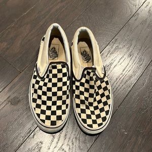 Checkered board Slip In Vans